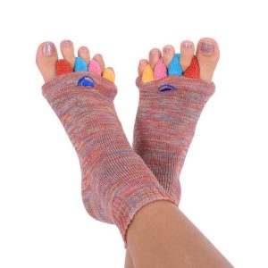 Calcetines Respetuosos 5 Dedos Knitido Arco Iris Marshmallow - Deditos  Barefoot
